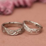 花束の結婚指輪