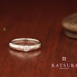 ボリューム感が魅力的な婚約指輪☆熊本店