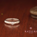 ボリューム感が魅力的な婚約指輪☆熊本店