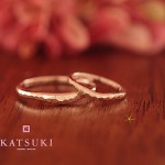 ピンクゴールドの結婚指輪☆