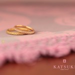 自然の偉大さに願いを込めた結婚指輪☆