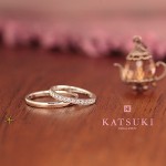 ハーフエタニティの結婚指輪☆