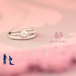 婚約指輪＆結婚指輪　ナチュラル可愛い☆