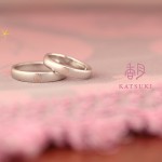結婚指輪　バラ☆コンビ
