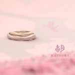 結婚指輪　面取り＆つや消し☆