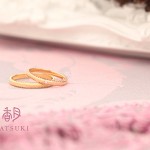 結婚指輪　K20ピンクゴールド＆K20イエローゴールド