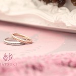 結婚指輪　ミルライン＆面取り仕上げ☆