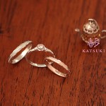 ピンクダイヤの婚約指輪＆結婚指輪