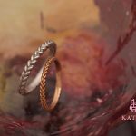 絆を結ぶ結婚指輪☆プラチナ＆K20ピンクゴールド