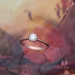 ８本爪の婚約指輪☆ピンクゴールド