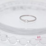 クッションカットダイヤモンドの婚約指輪