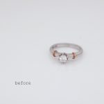 K20ピンクゴールドの婚約指輪【プール・アムール】＜リフォーム＞