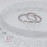 プラチナつや消し仕上げが華やかな結婚指輪【ストラスブール】