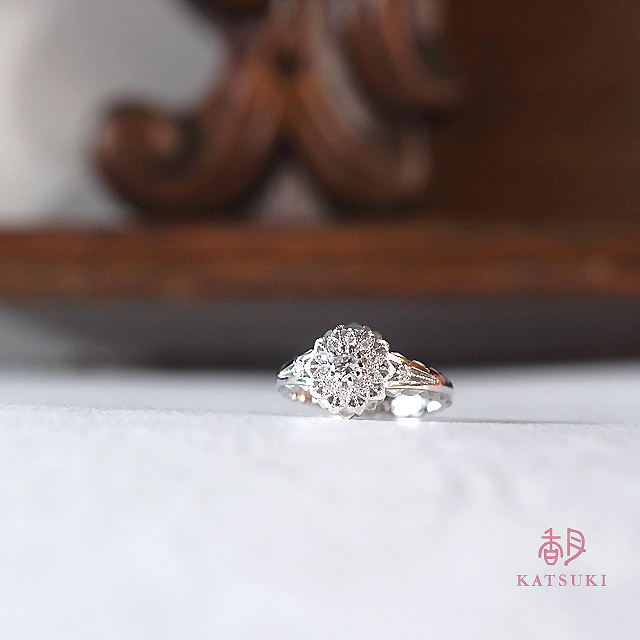 25周年記念のダイヤモンドリング クリュニー ブログ 結婚指輪とジュエリーリフォームのkatsuki