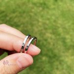 Ｓラインのシルエットに面取りを施す結婚指輪【ランコントレ】