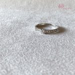 0.15ctダイヤモンドが輝くハーフエタニティの婚約指輪【アンシャンテ】