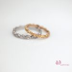 唐草に願いを込めた結婚指輪【ベルガモット】