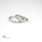 ハーフ＆ハーフの結婚指輪【メテオール】アレンジ