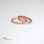 ピンクゴールドの結婚指輪【マロニエ’20】【ル・ポン’20】