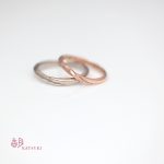 ハーフ＆ハーフの結婚指輪【メテオール】