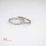 ハーフ＆ハーフの結婚指輪【メテオール】