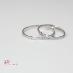 熊本のお客様/プラチナマット仕上げの結婚指輪【エタンセル】