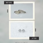 #ジュエリーリフォーム(ダイヤモンド)指輪をピアスに