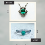 #ジュエリーリフォーム(エメラルド)ネックレスを指輪に